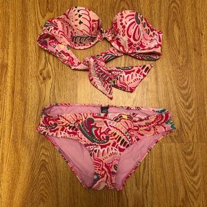 Aerie strapless swim suit